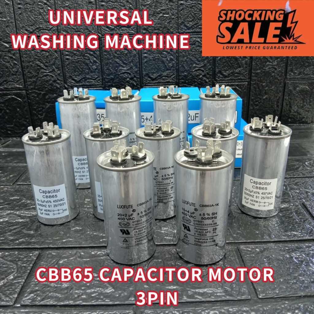 Condensateur De Démarrage Moteur CBB65A-1 35µF 450VAC - Pour Climatiseur Et électroménager