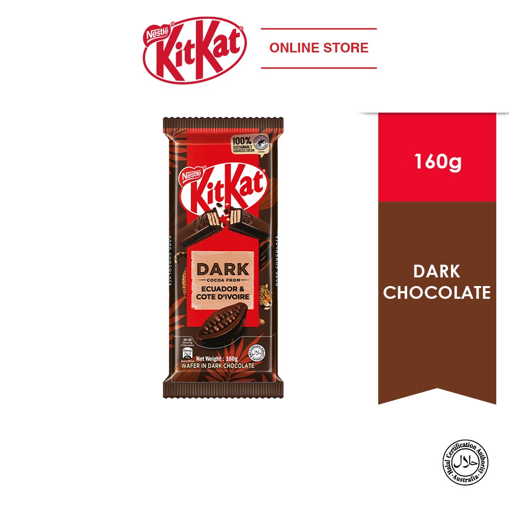 NESTLÉ KitKat® Dark Chocolate Block 160g (Imported From Australia ...