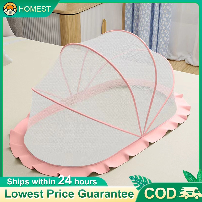 Baby Mosquito Net Folding Mosquito Net Infant Cushion Mattress Baby Bed ...