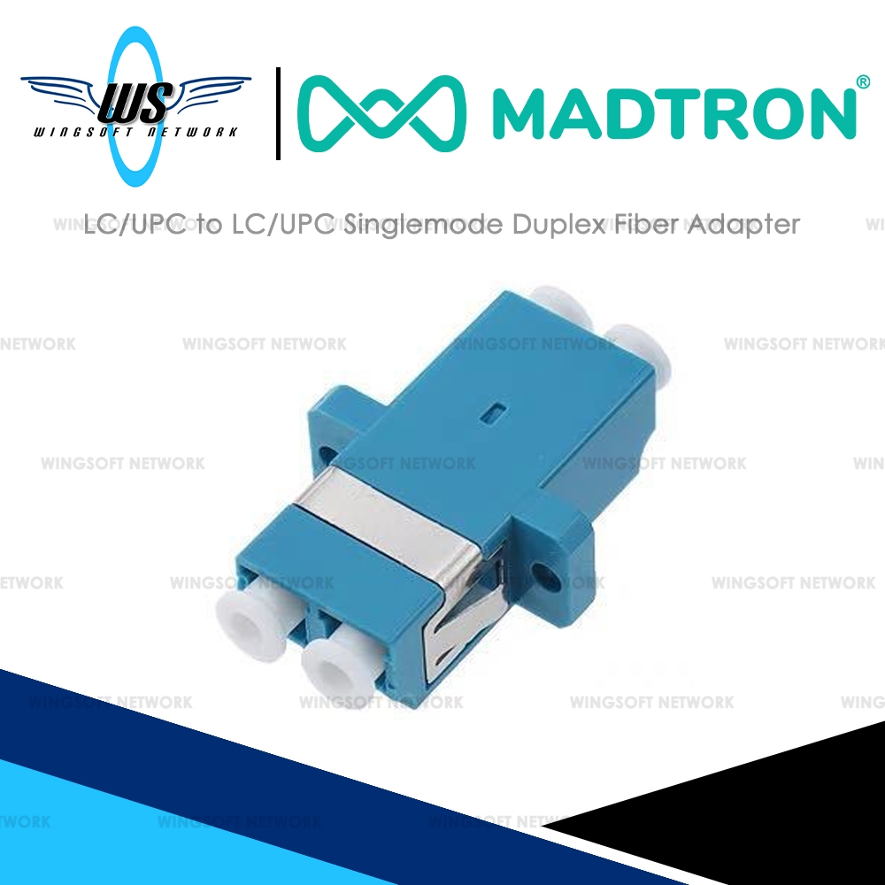 𝗠𝗔𝗗𝗧𝗥𝗢𝗡® LC/UPC to LC/UPC Singlemode Duplex Fiber Adapter | Shopee Malaysia