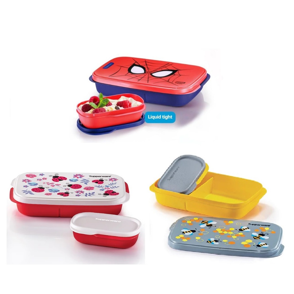 Tupperware Whimsical Garden Dottie Bug Set / Busy Bee Set/ Round Eco ...