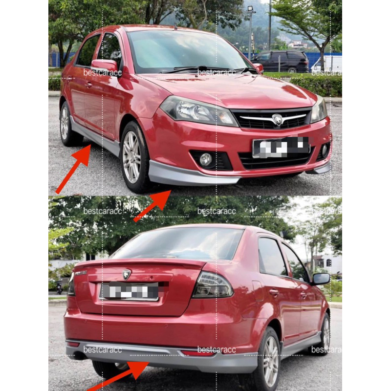 Proton Saga FL FLX 2011 OEM SE Special Edition PU Getah Rubber Bumper ...
