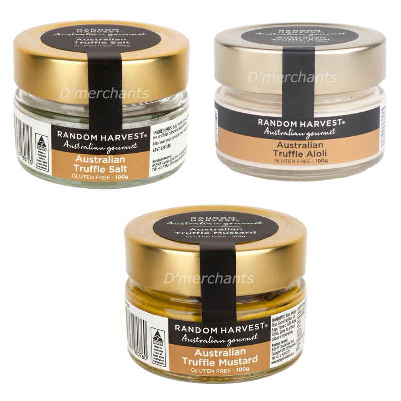 RANDOM HARVESTO Australian Truffle Salt, Aioli, Mustard 100g