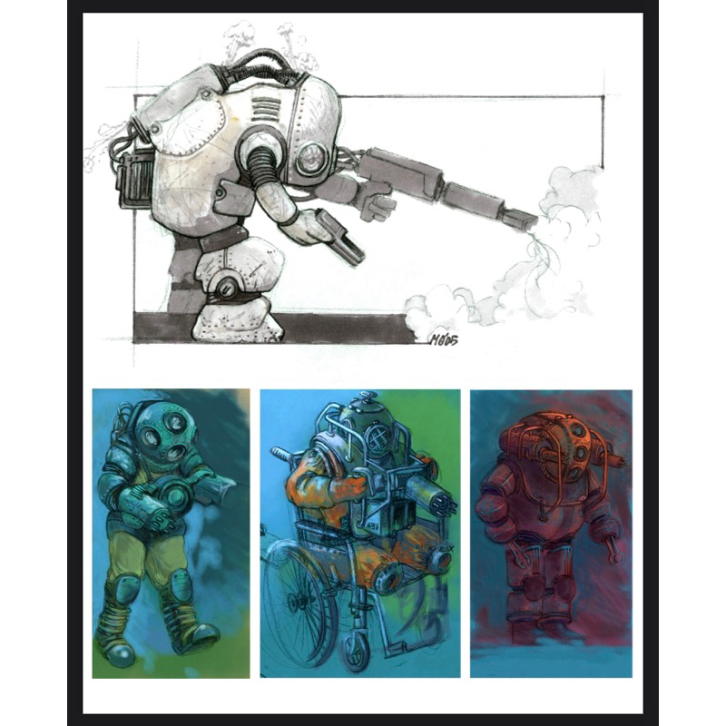Art of BioShock Breaking the Mold • 2K Games Art Book • Character ...
