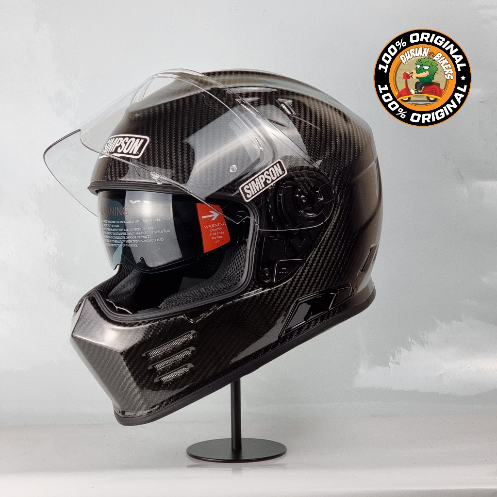 Simpson carbon best sale fiber modular helmet