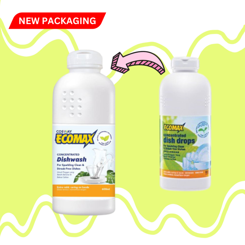 Cosway Ecomax Concentrated Dish Drops (600ml) | Shopee Malaysia