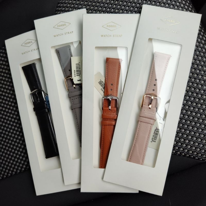 Fossil Leather Strap Original 18mm Shopee Malaysia