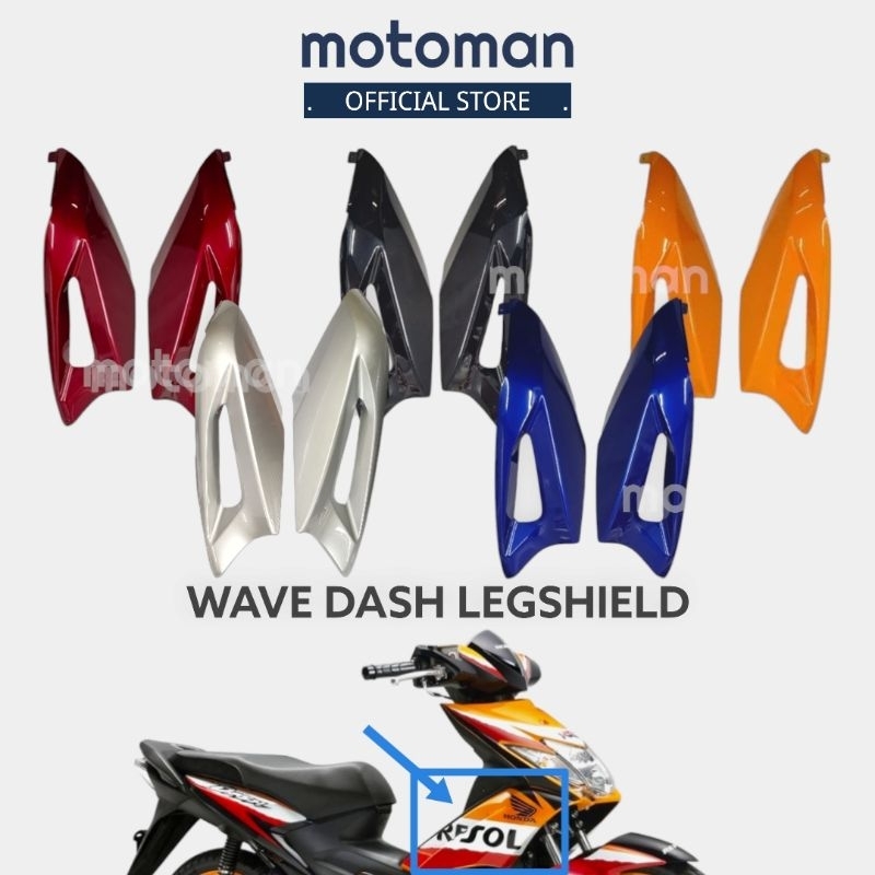 Honda Wave Dash110 V1 Legshield Kepok Sayap Kecil 64200 64250 KWB Wave ...