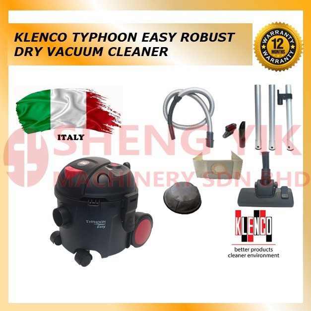 Shengyik KLENCO TYPHOON EASY ROBUST DRY VACUUM CLEANER Shopee Malaysia