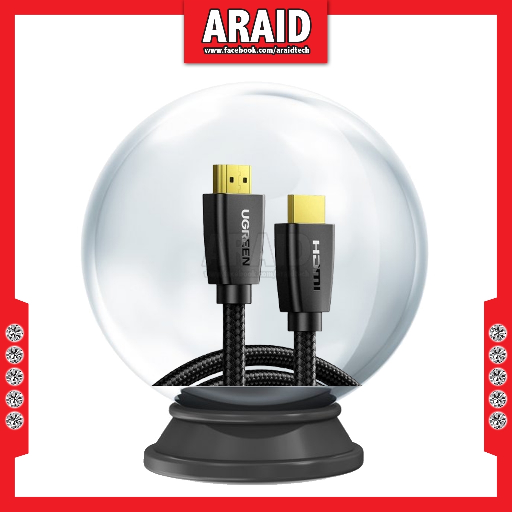 UGREEN HDMI CABLE VER 2.0 4K@60HZ WITH NYLON BRAID | Shopee Malaysia