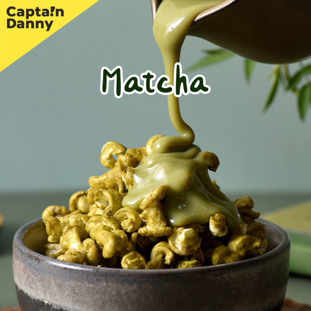 Captain Danny Rice Popcorn - Matcha Flavoured 100g 🍿米的爆米花 米米花 Healthy ...