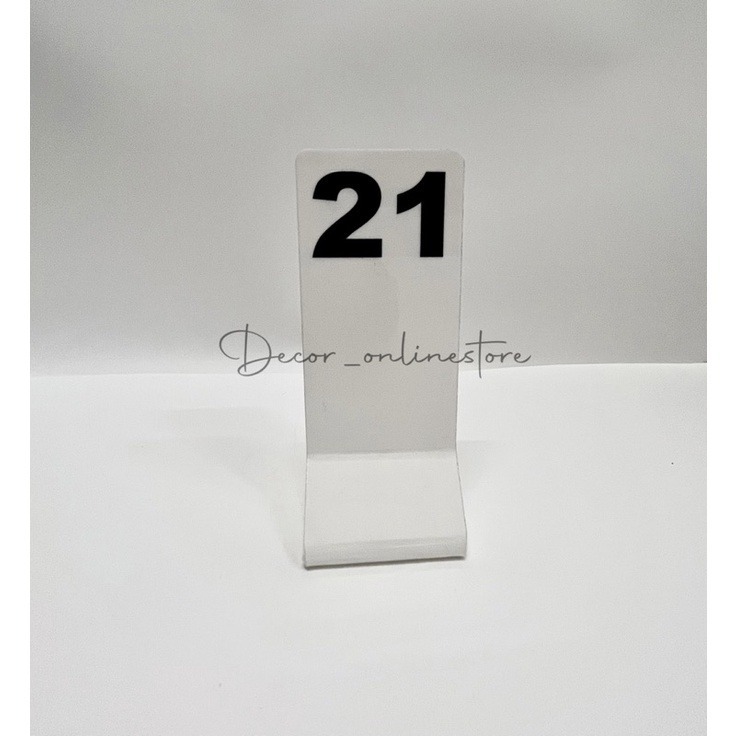 Custom Table Number Stand | Shopee Malaysia
