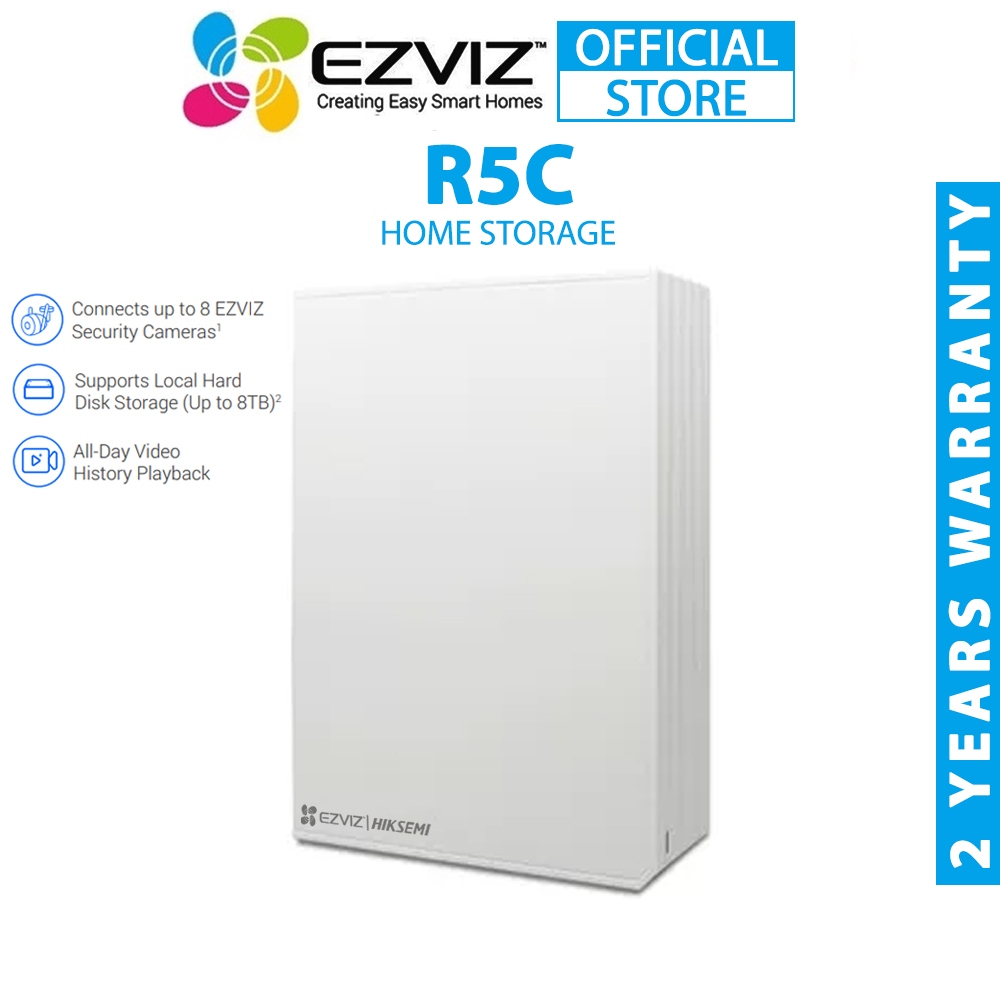 EZVIZ R5C Home Storage NAS Support up to 8 EZVIZ Camera Private Data ...