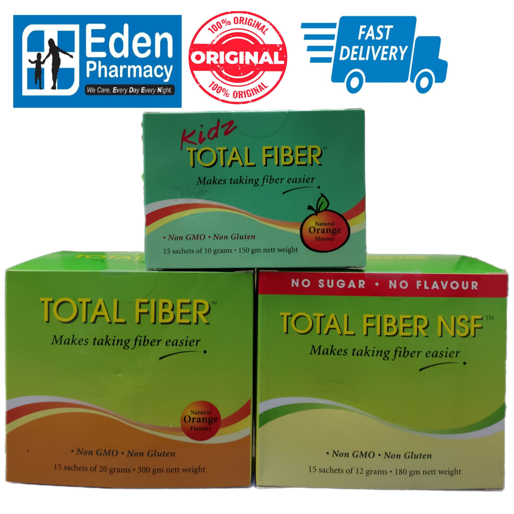 Total Fiber Orange, No Flavour, Kids ( 15 x 20 g ) Constipation