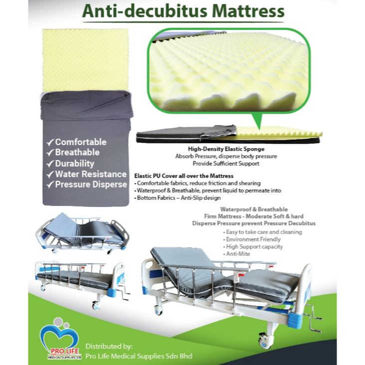 HIGH DENSITY HOSPITAL GRADE WATERPROOF MATTRESS / TILAM KALIS AIR PVC