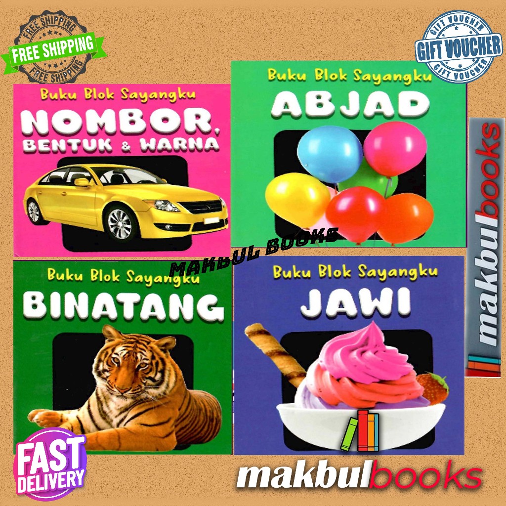 MIND TO MIND: BUKU BLOK SAYANGKU JAWI / ABJAD / BINATANG / NOMBOR ...