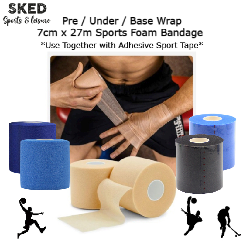 SKED Underwrap Tape 7cm x 27m for Ankle Wrist Wrap Must Use with