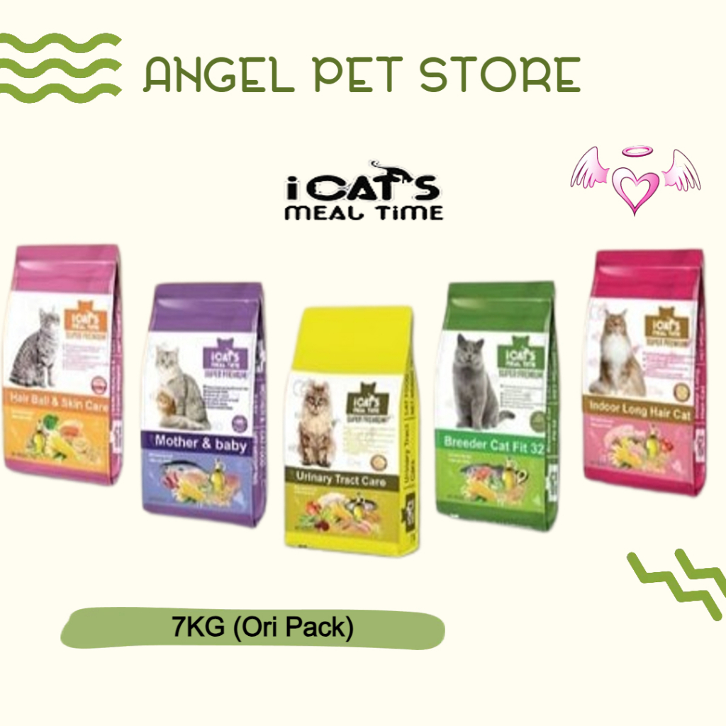 Icats Meal Time Super Premium Cat Food 7kg Shopee Malaysia