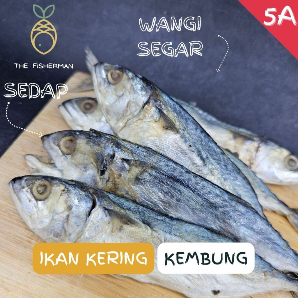 Ikan Masin Kembung 5A Ikan Kembong Kering | Ikan Kembung |Ikan Masin ...