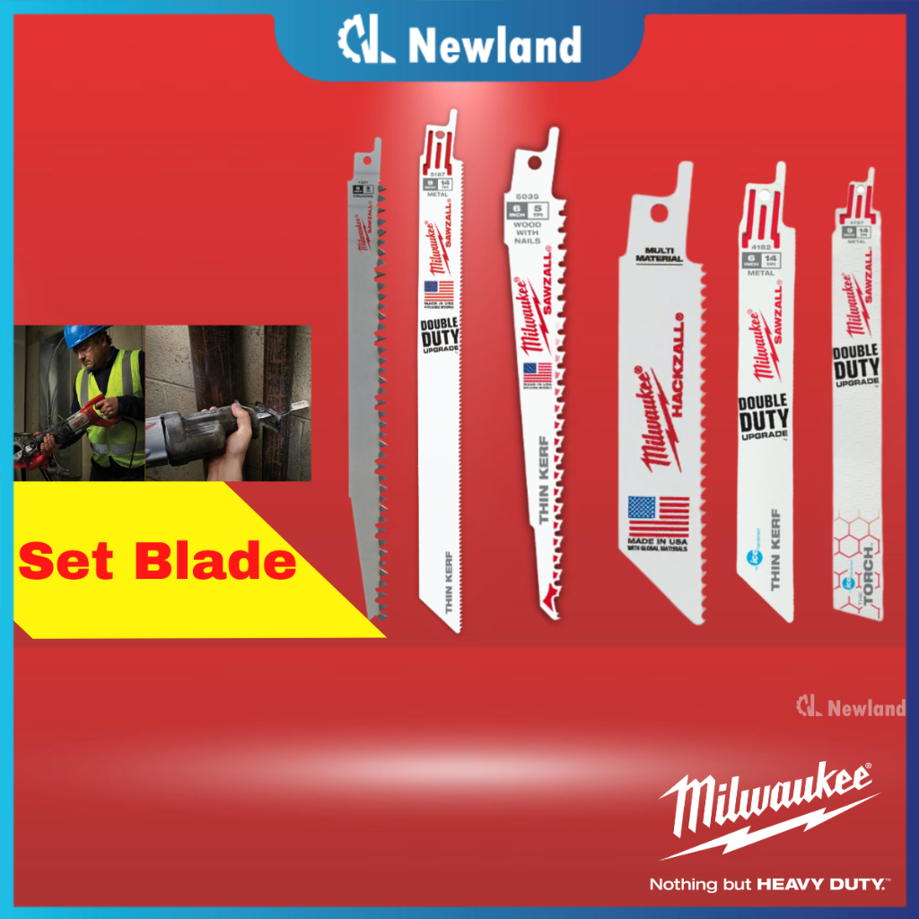 Lame De Scie Sabre Milwaukee 48-00-1640 5 TPI 15,2 Cm - Pack Of 1