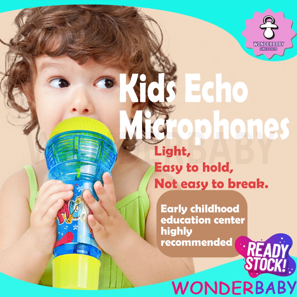 Bigger Size Baby Learning Talking Echo Microphone Mic Voice Changer Toy