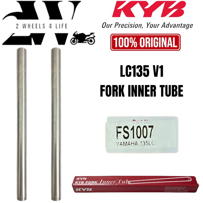 SEBATANG /SEPASANG!! YAMAHA LC135 V1 FORK INNER TUBE FORK TUBE 100 % ...