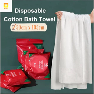 Travel Disposable Compressed Body Towel Bath Towel Travel Pack Towel Cotton  Tuala Badan One Time Use Towel 一次性压缩毛巾浴巾
