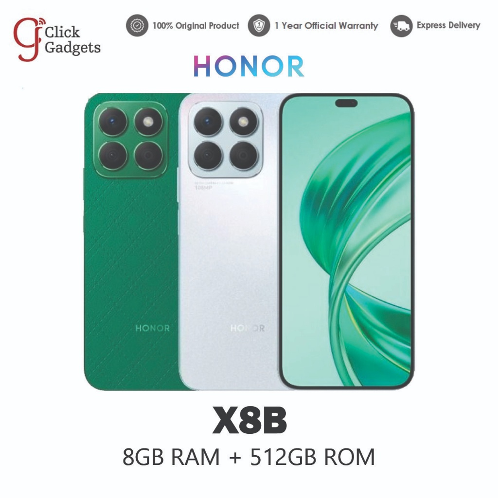 Honor X8B (8GB RAM+512GB ROM) 108MP & 50MP Portrait Photography 6.7 ...