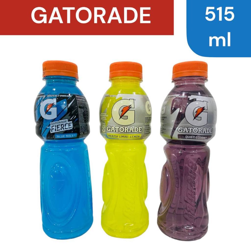 Gatorade sports drink 515ml/Gatorade world's no 1 sports drink | Shopee ...