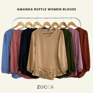 ZUCCA Amanda Ruffle Women Blouse ZW254 & ZW254(A) 885217
