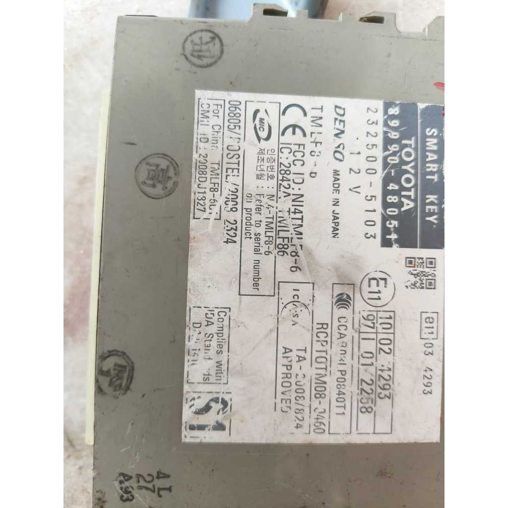 Lexus Rx350 Smart Key Control Unit (89990-48051) | Shopee Malaysia