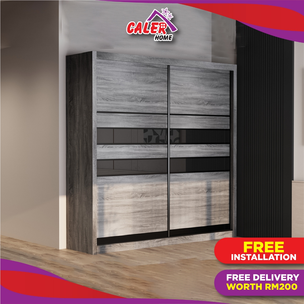 Caler Home Logan Wardrobe [Free Installation] | Shopee Malaysia