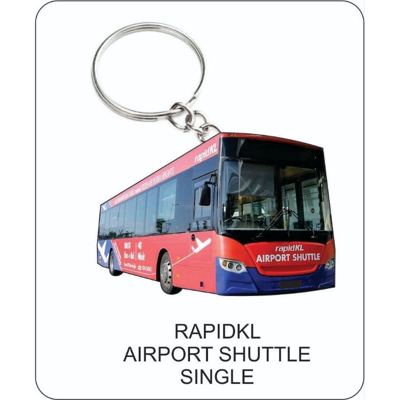 airport shuttle bus klia transit Malaysia airport shuttle 2d keychain ...