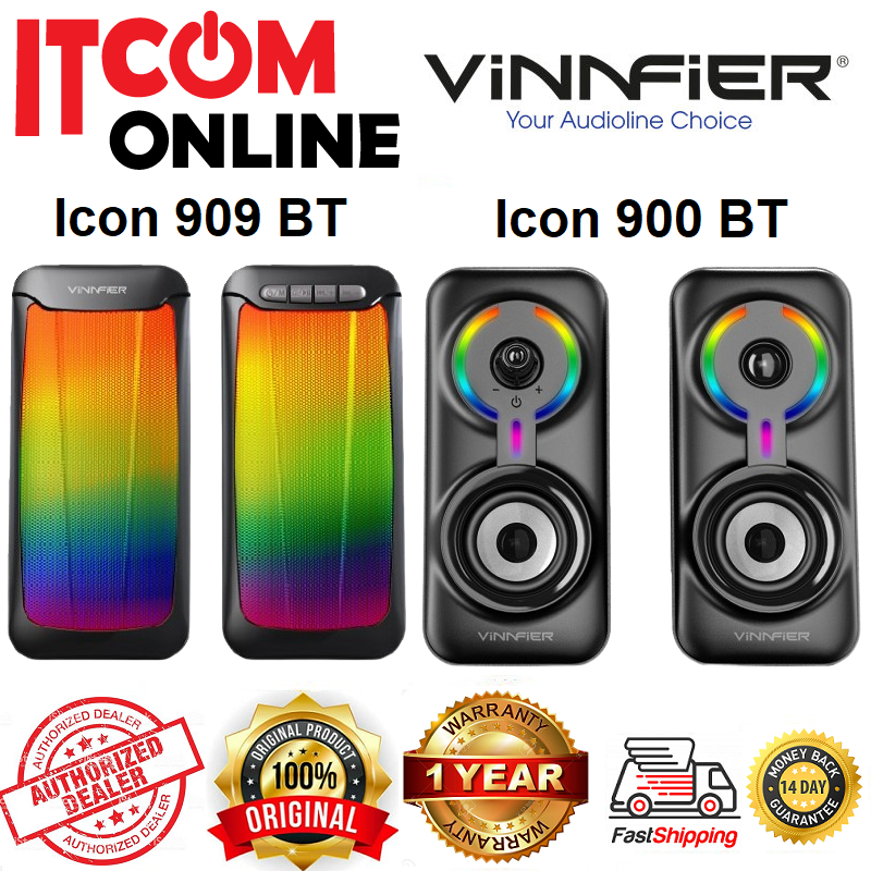 VINNFIER ICON 900 BT ICON 909 BT WIRED USB 2.0 BLUETOOTH SPEAKER ...