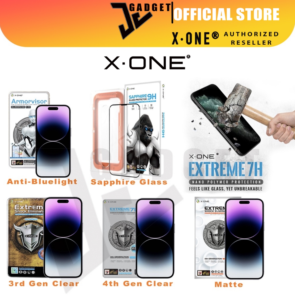 X.One Screen Protector for iPhone 15 Pro Max 14 Pro Max 14 Pro 13 Pro