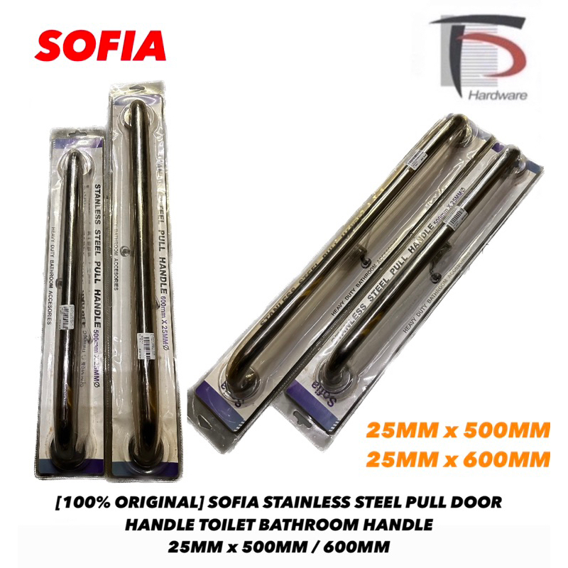 [100 ORIGINAL] SOFIA STAINLESS STEEL PULL DOOR HANDLE TOILET BATHROOM