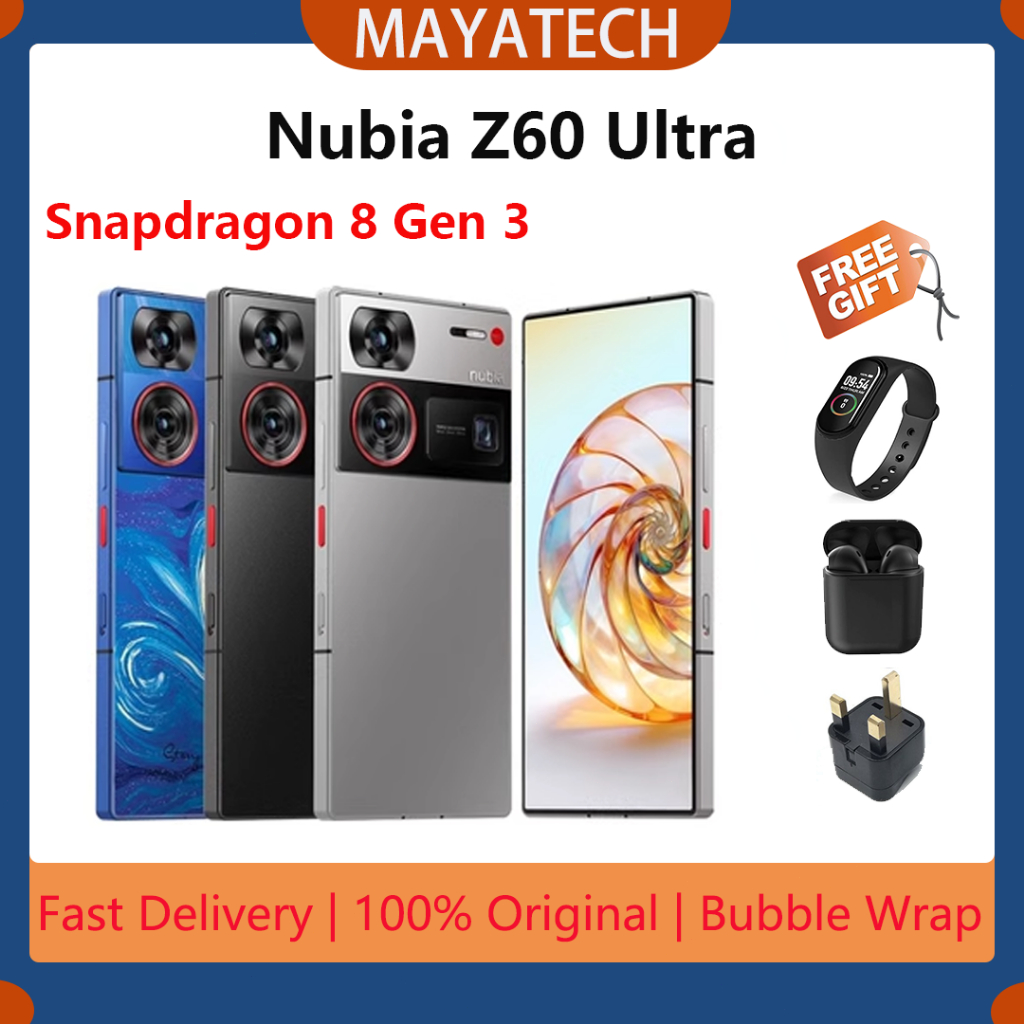 Nubia Z60 Ultra 6.8'' 24GB 1TB Qualcomm SM8650-AB Snapdragon 8 Gen 3 5G  Phone