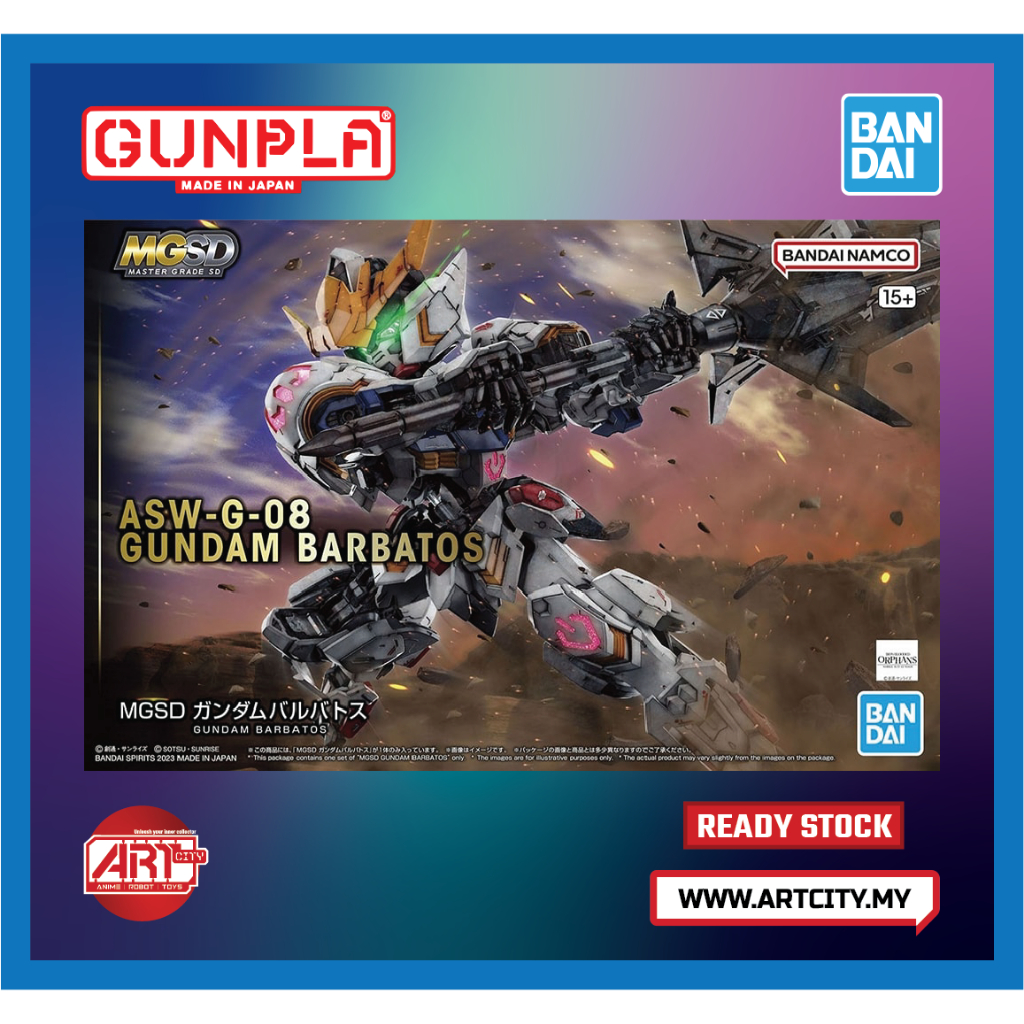 (READY STOCK) Bandai MGSD Gundam Barbatos Iron Blooded Orphans