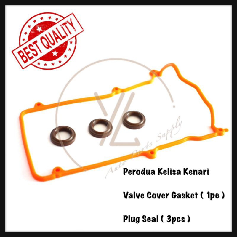 PERODUA KELISA KENARI (SILICONE) VALVE COVER GASKET & PLUG SEAL