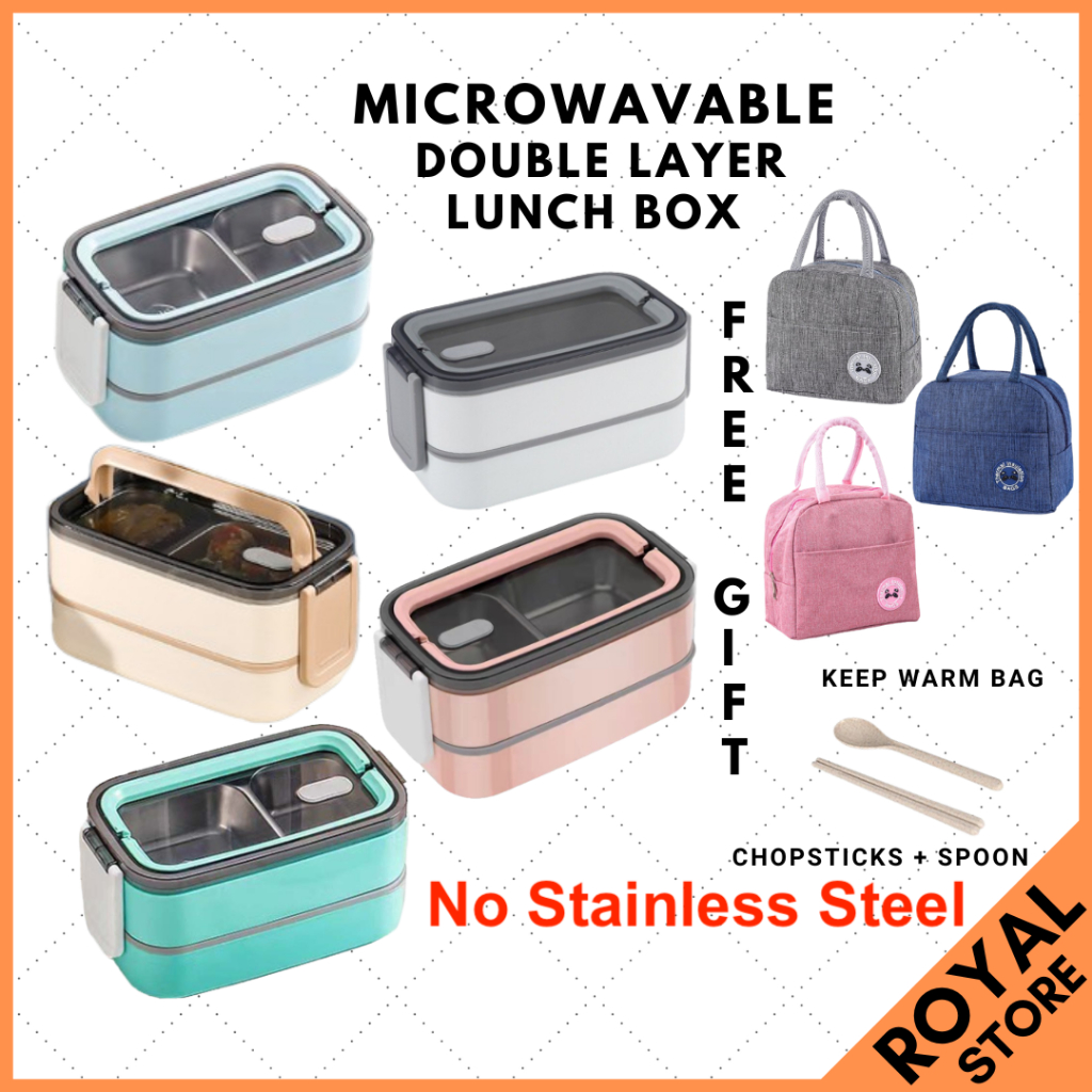 Starbucks Double Layer Insulated Lunch Box 304SUS Lightweight Large  Capacity