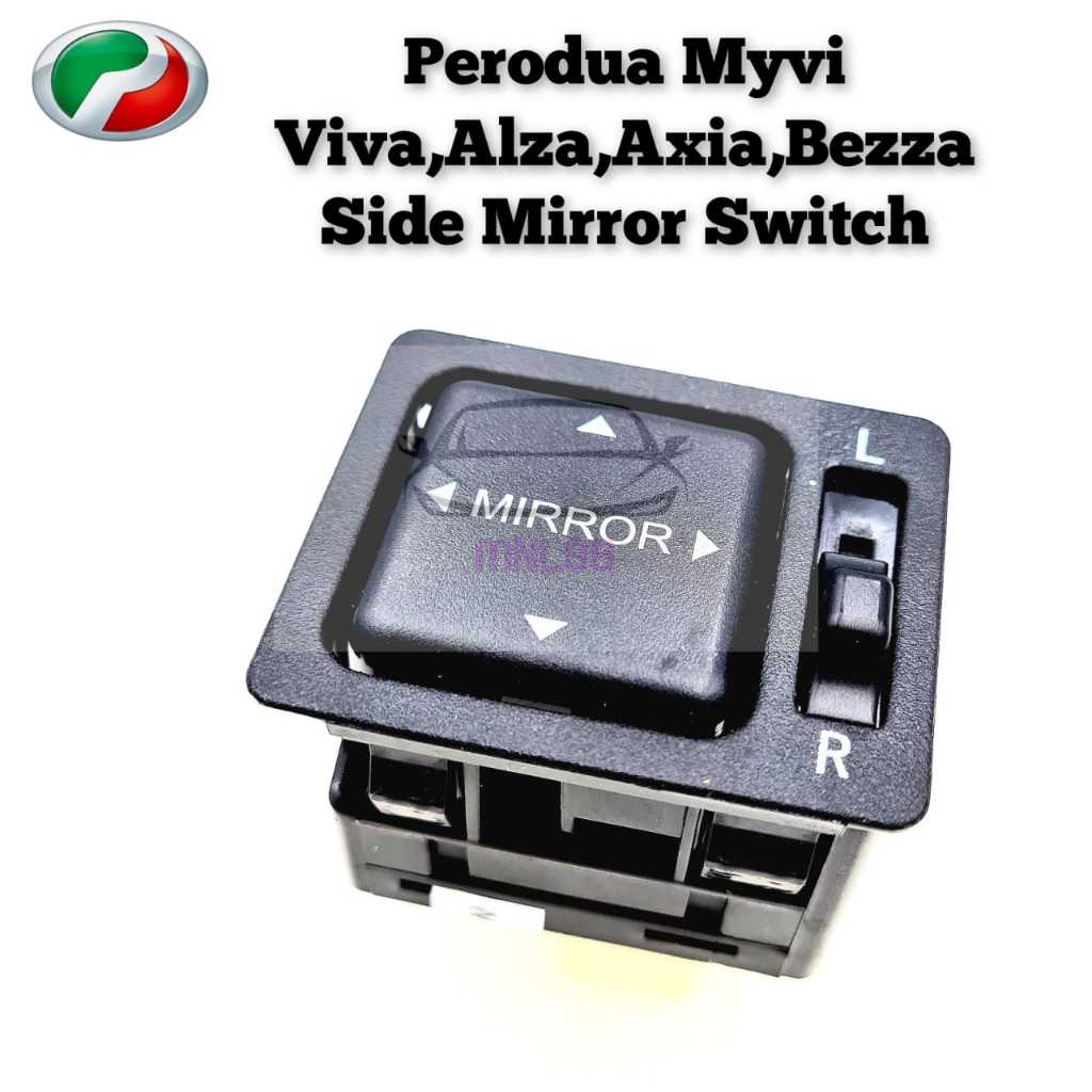 Perodua Myvi Viva Axia Alza Bezza Side Mirror Switch With Flip Button 7