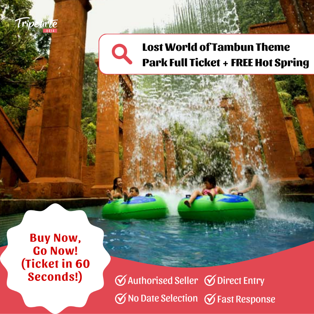 SPECIAL PACKAGE Lost World of Tambun Theme Park Full Ticket + FREE Hot ...