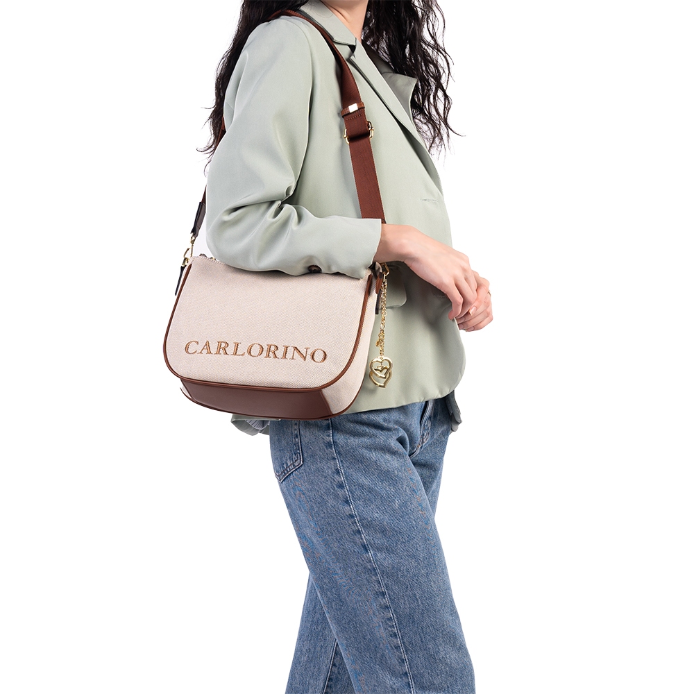 Carlo Rino Nude Carlo Rino Blanca Crossbody Shoulder Bag | Shopee Malaysia