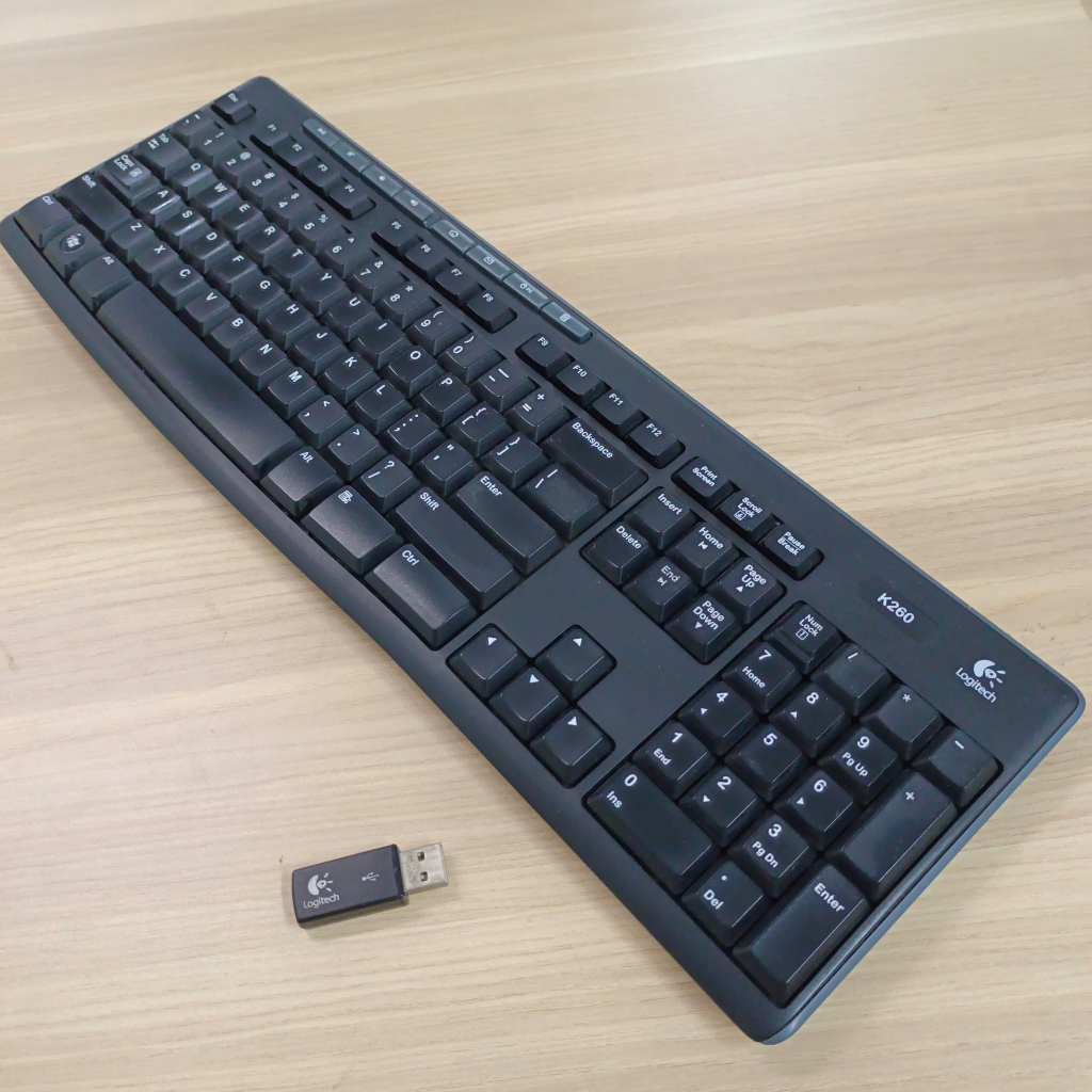 [PRELOVED] Logitech Keyboard MK260 K260 Keyboard Only Wireless Keyboard ...