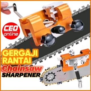 Portable Manual Chainsaw Chain Sharpener For Sharpen Chainsaw With The Hand  Crank And 3 Grinding Head