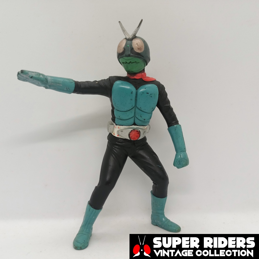 Figurines Banpresto Double Rider - Kamen Rider No.1 & No.2 - Sofubi 26.5 Cm - 1999
