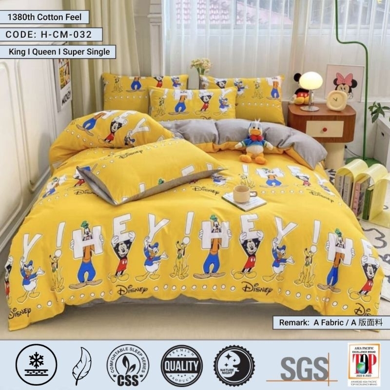 BEE 1380Tc Disney Bedsheet 7in1 Cadar Cartoon With Comforter 迪斯尼床单+棉被 ...