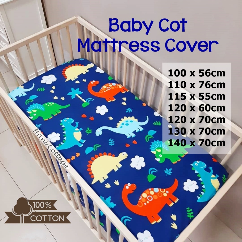 Cadar Baby Cot / Baby Cot Fitted Bedsheet / Cadar Bayi / Baby Cot