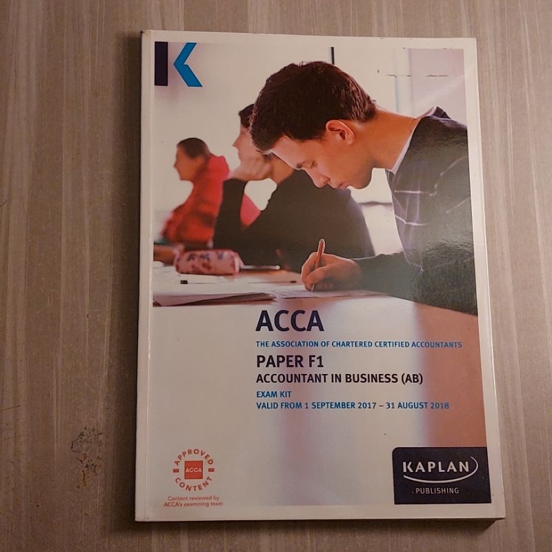 ACCA FIA/APPLIED KNOWLEDGE BOOKS [F1, F2, F3] (Kaplan And Becker ...