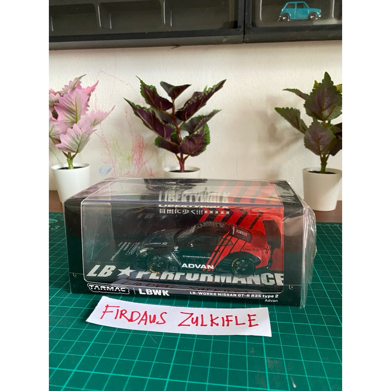 Tarmac Works LBWK - Nissan GT-R R35 Type 2 ADVAN - Scale 1/43 | Shopee ...